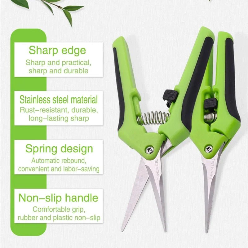 Gartenschere 6,5 Zoll mit gerader Klinge - Grun - 21