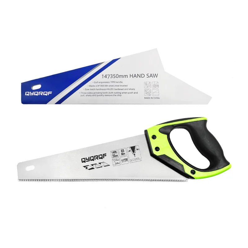Handsäge 14 Zoll mit Feinzahnung, ergonomisch - Grun - 33
