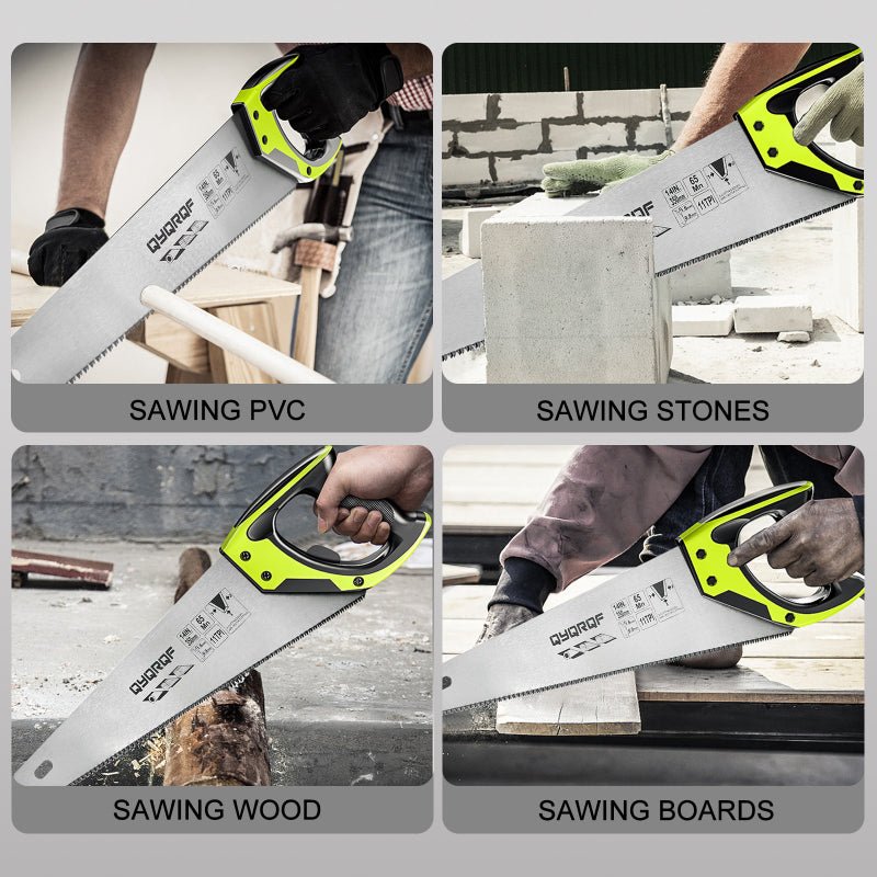 Handsäge 14 Zoll mit Feinzahnung, ergonomisch - Grun - 33