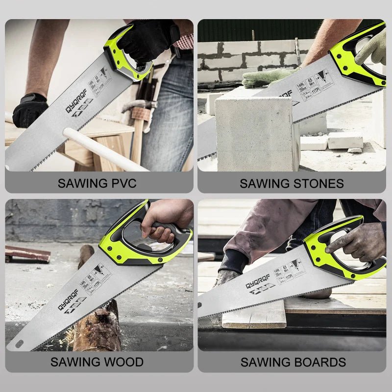 Handsäge 14 Zoll mit Feinzahnung, ergonomisch - Grun - 33