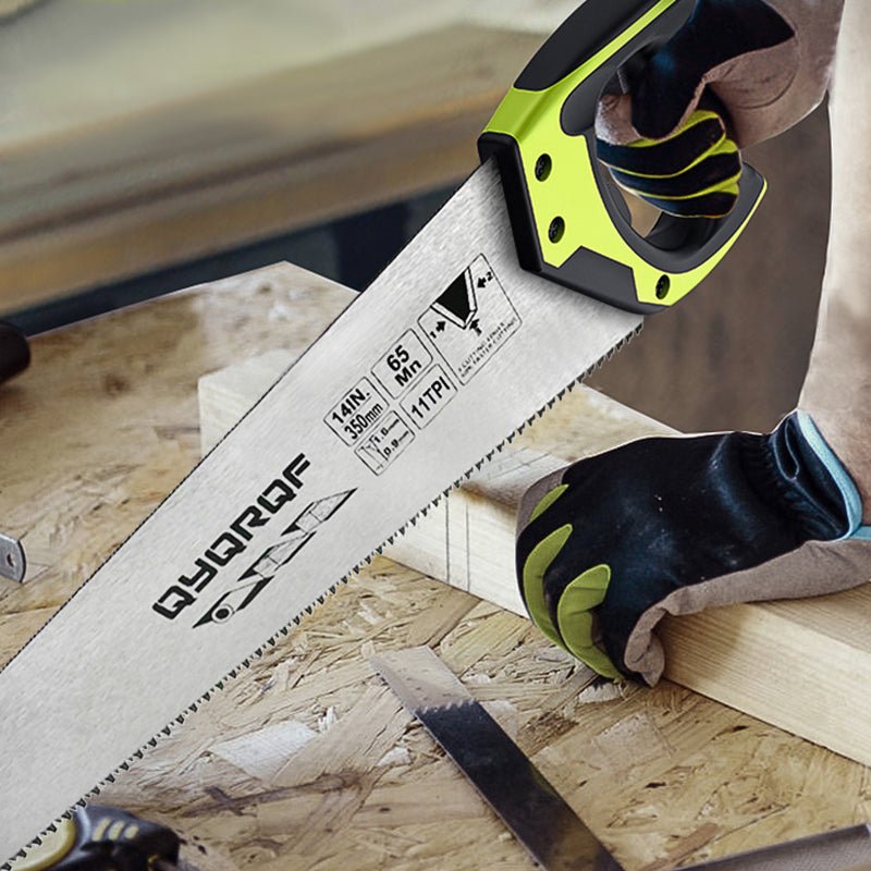 Handsäge 14 Zoll mit Feinzahnung, ergonomisch - Grun - 33